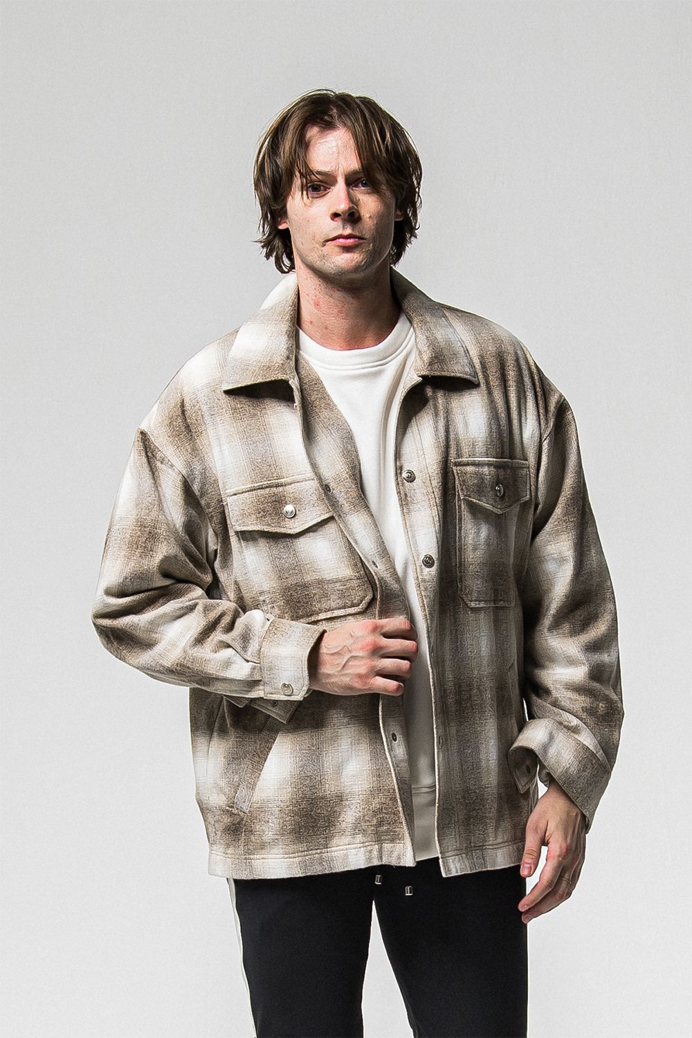 FLANNEL CHECK JK / フランネル チェック ジャケット