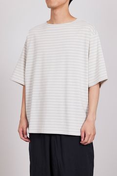 30//1 ORGANIC COTTON KNIT NEW BASQUE S/S SHIRT / オーガニックコットン 度詰め天竺 ショートスリーブ ニュー バスクシャツ