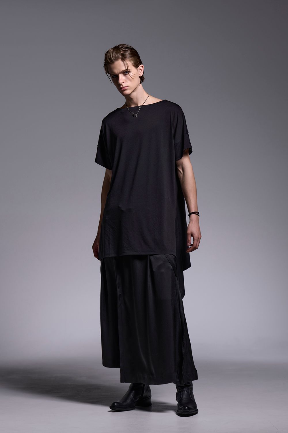 Vintage Satin Skirt Suspender Slacks / ヴィンテージサテン スカート サスペンダー スラックス