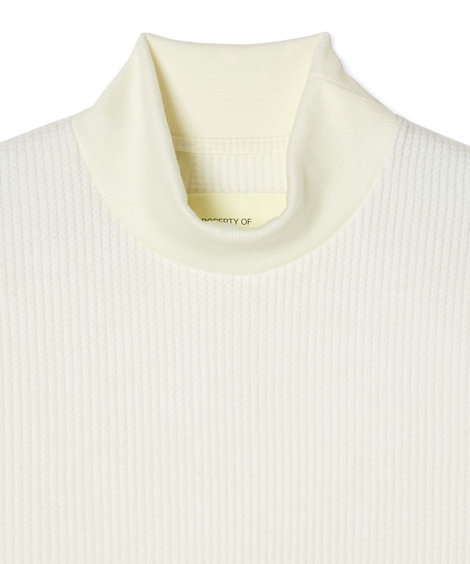 N.HOOLYWOOD TEST PRODUCT EXCHANGE SERVICE MOCK NECK LONG SLEEVE T-SHIRT / エヌハリウッド テストプロダクトエクスチェンジサービス モックネック ロングスリーブ