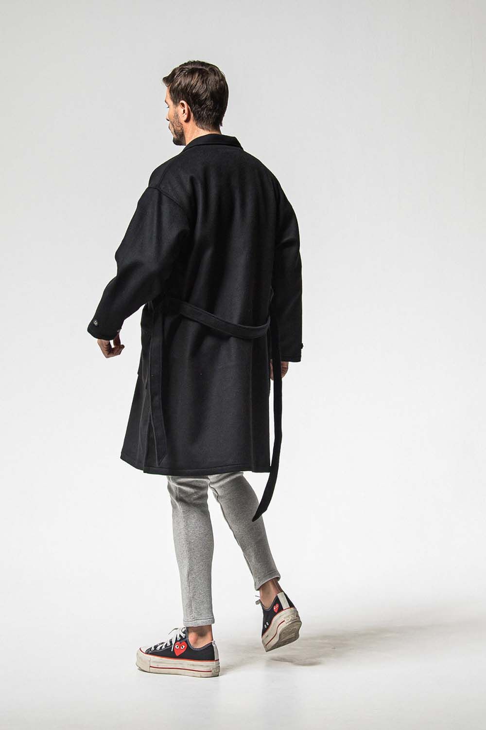 GOWN OVER COAT / オーバーサイズ ガウン コート