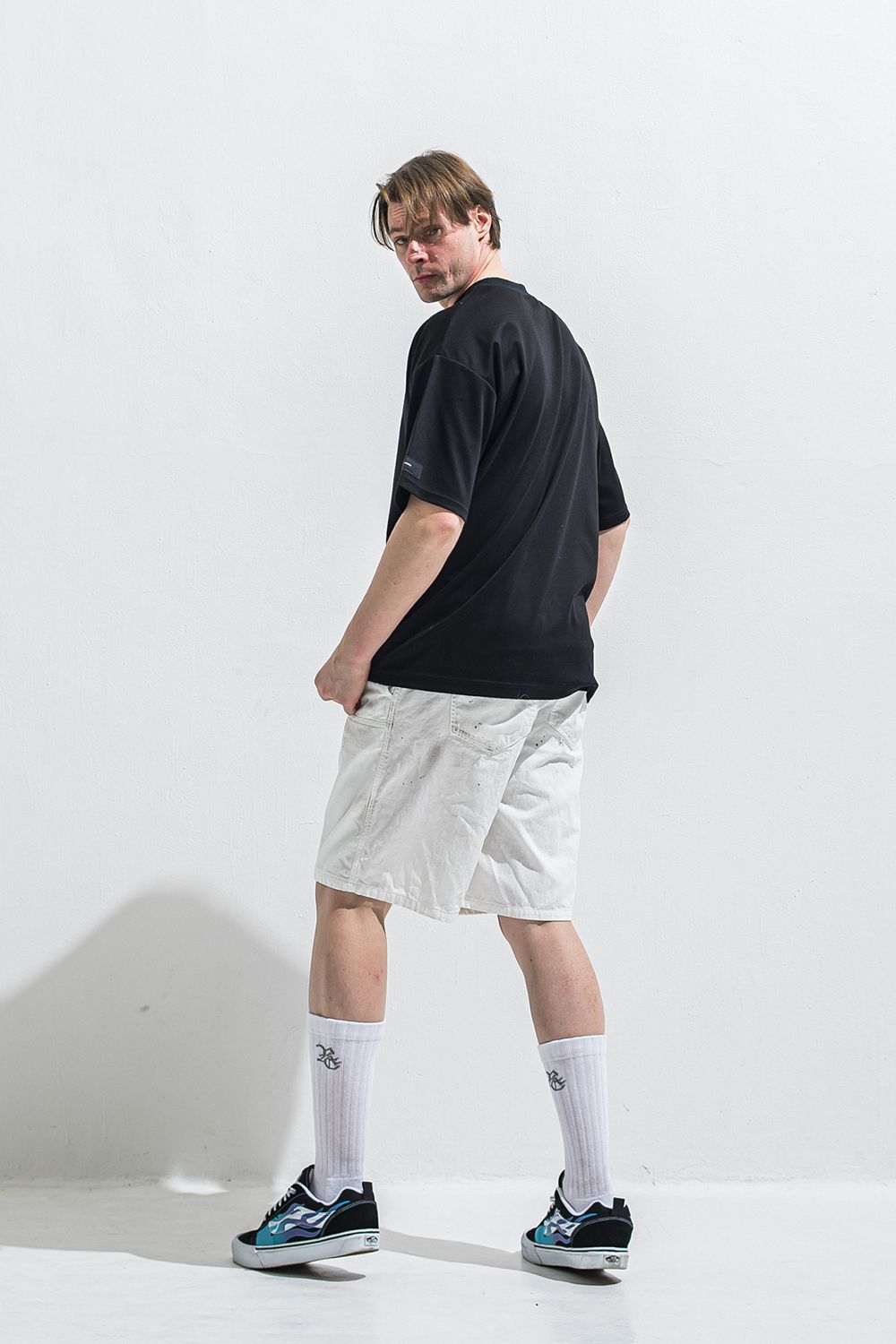 REV MESH OVER TEE / リバーシブル メッシュ オーバーサイズ Tシャツ