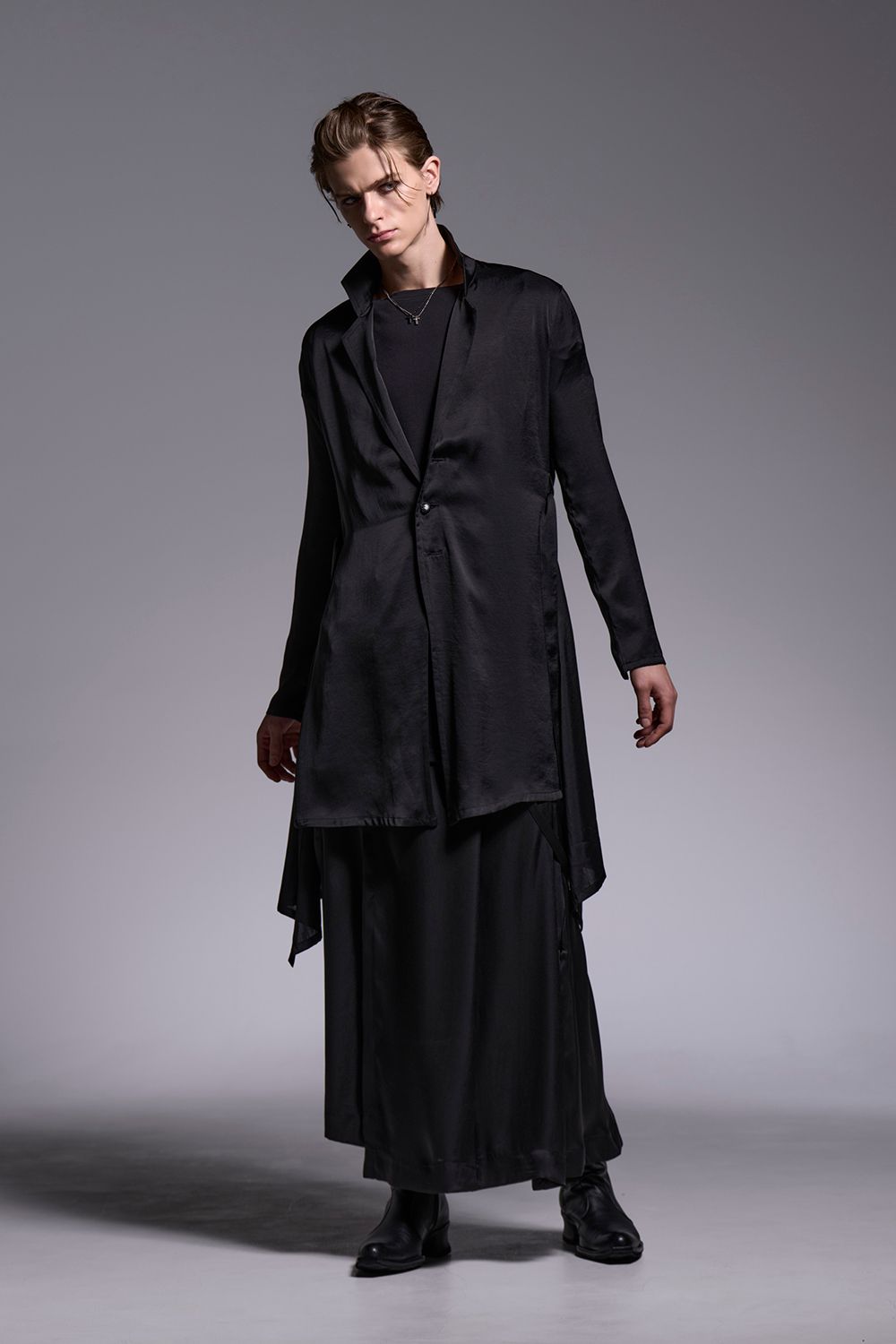 Vintage Satin Skirt Suspender Slacks / ヴィンテージサテン スカート サスペンダー スラックス