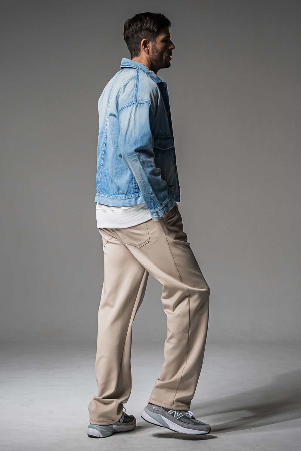 CHRIS EASY WIDE TUCK PANTS / クリス イージーワイドタックパンツ