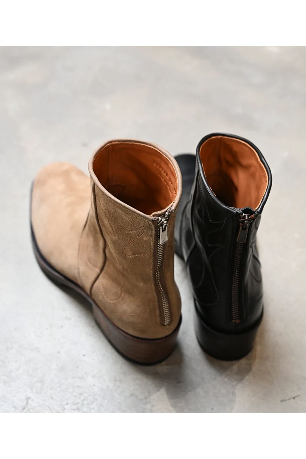 Minimal western boots