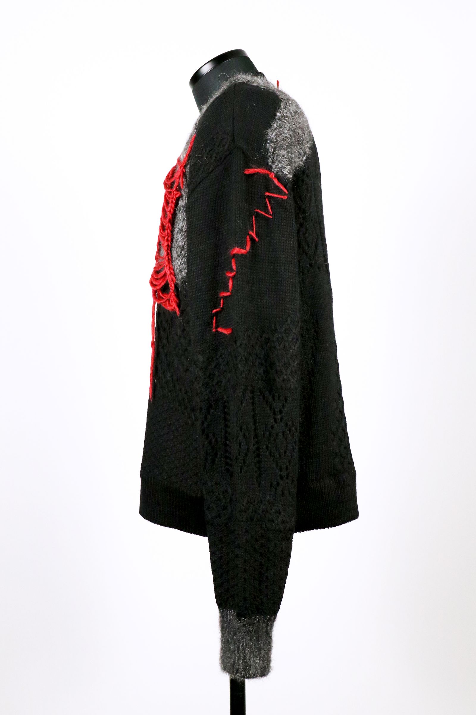 Mixed fur knit P/O / ミックス ファー ニット プルオーバー