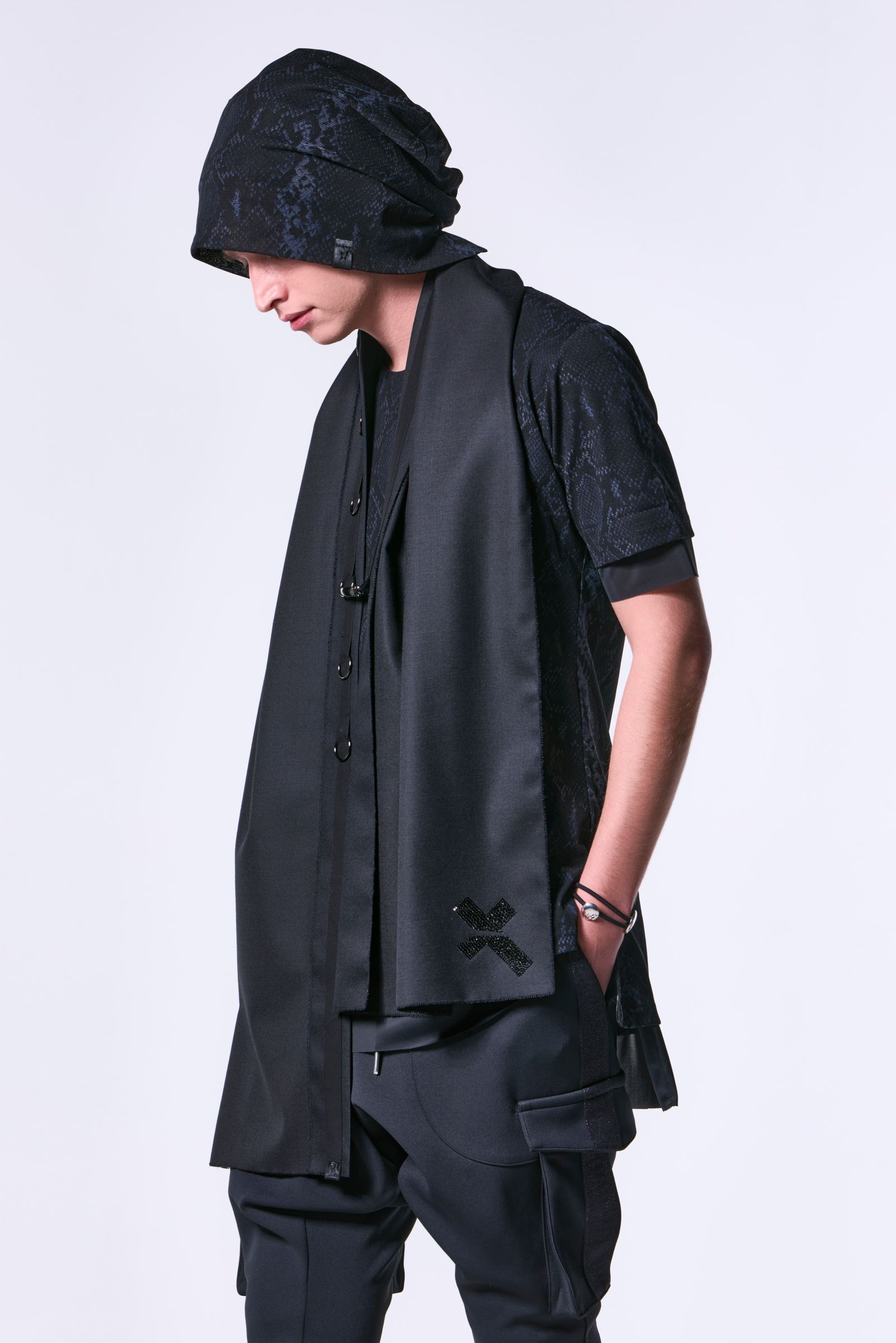 kiryuyrik - 72Saxony Hip Hung Muffler / サキソニーウール