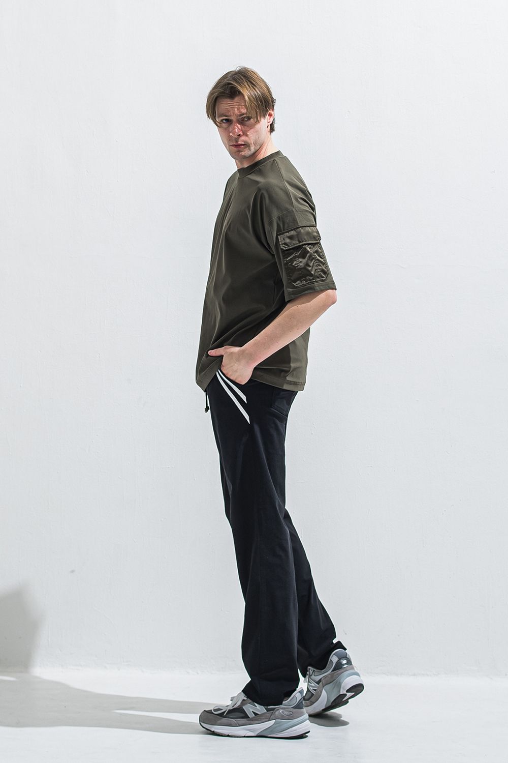 EDGE NYLON SEMI WIDE PT / エッジ ナイロン セミワイドパンツ