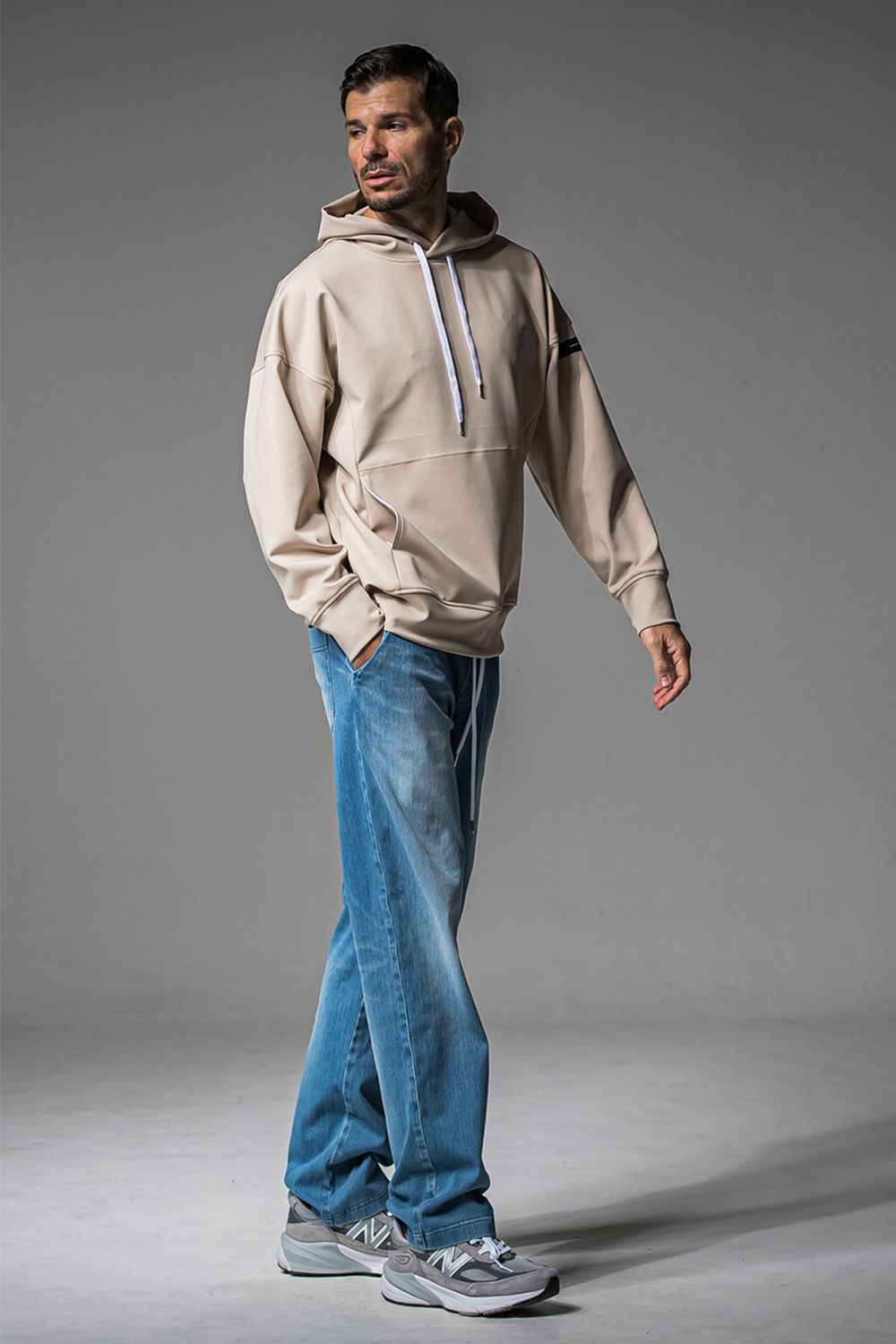 BACK ID LOOSE HOODIE / バックロゴ ルーズフーディー