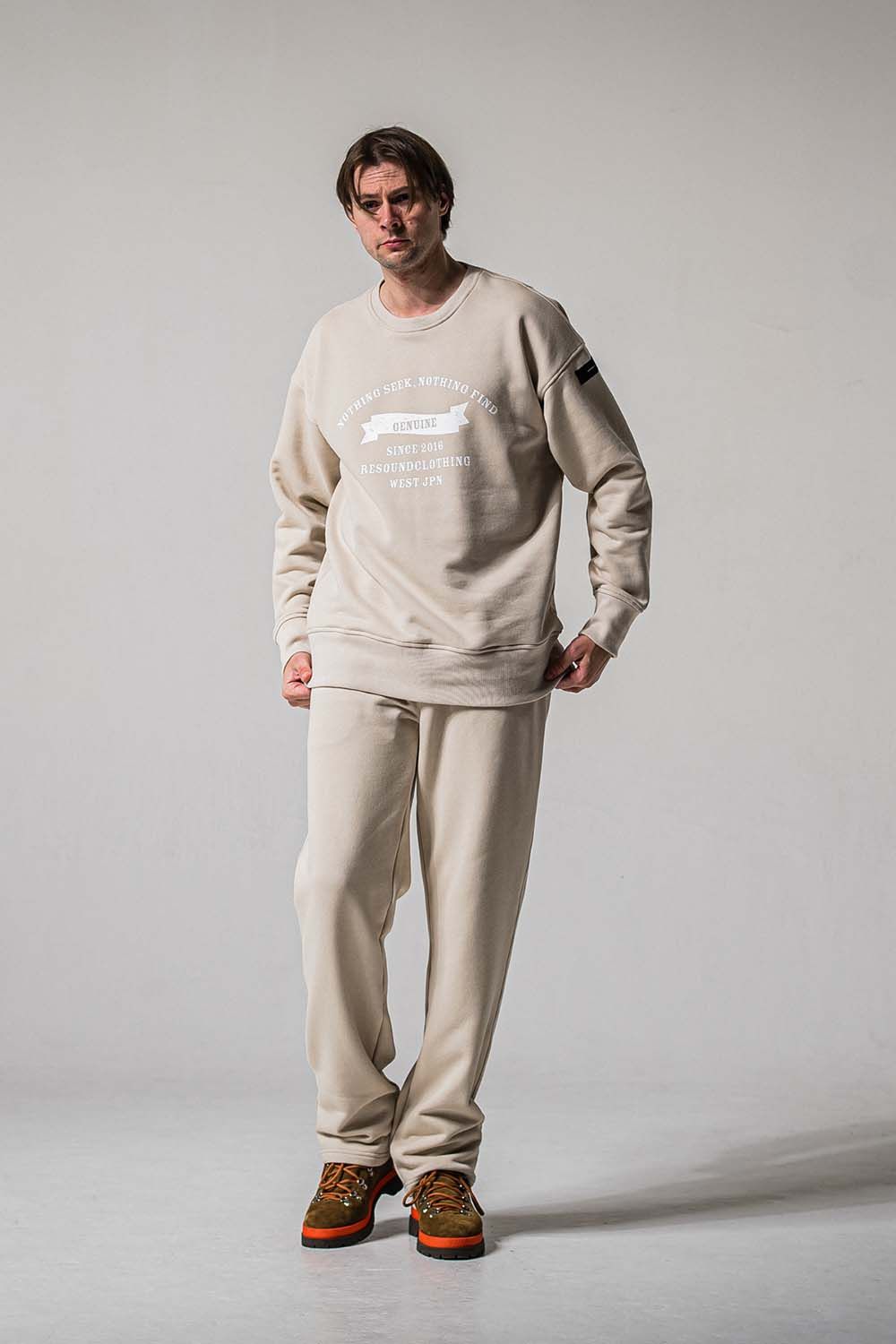HF URAKE WIDE TUCK PANTS / 裏毛 ワイドタックパンツ
