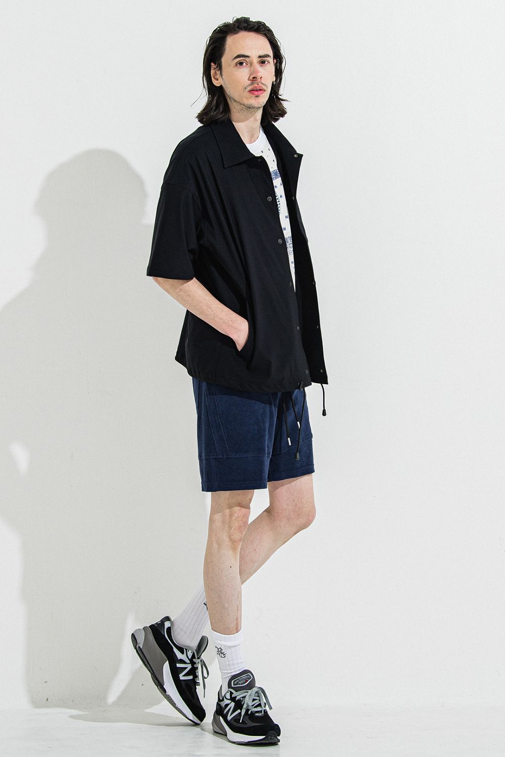 NYLON HALF COACH JACKET / ナイロン ハーフ コーチジャケット