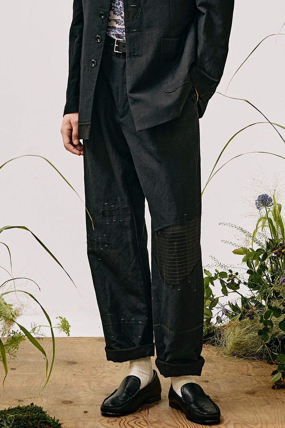 Wool linen repair PT / ウール リネン リペア パンツ