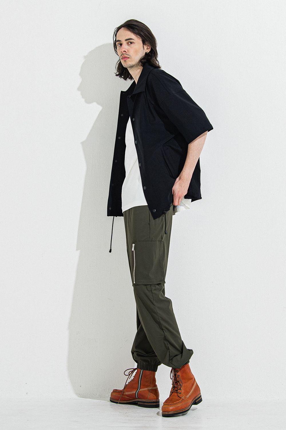 NYLON HALF COACH JACKET / ナイロン ハーフ コーチジャケット