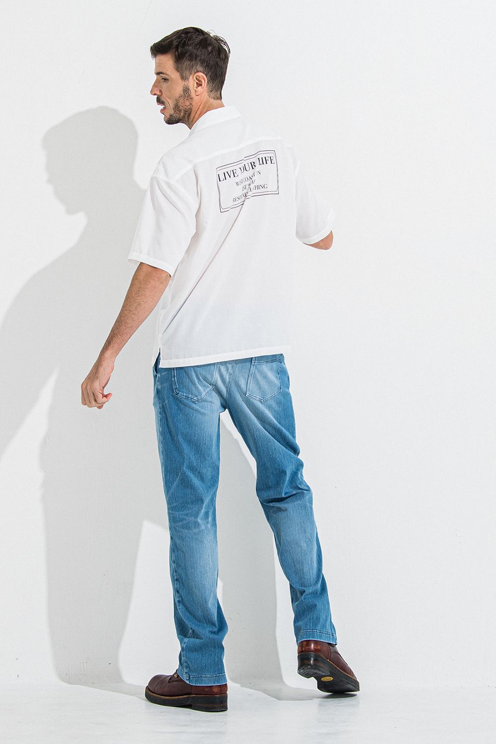 DENIM JERSEY WIDE PT / デニム ジャージ ワイド パンツ