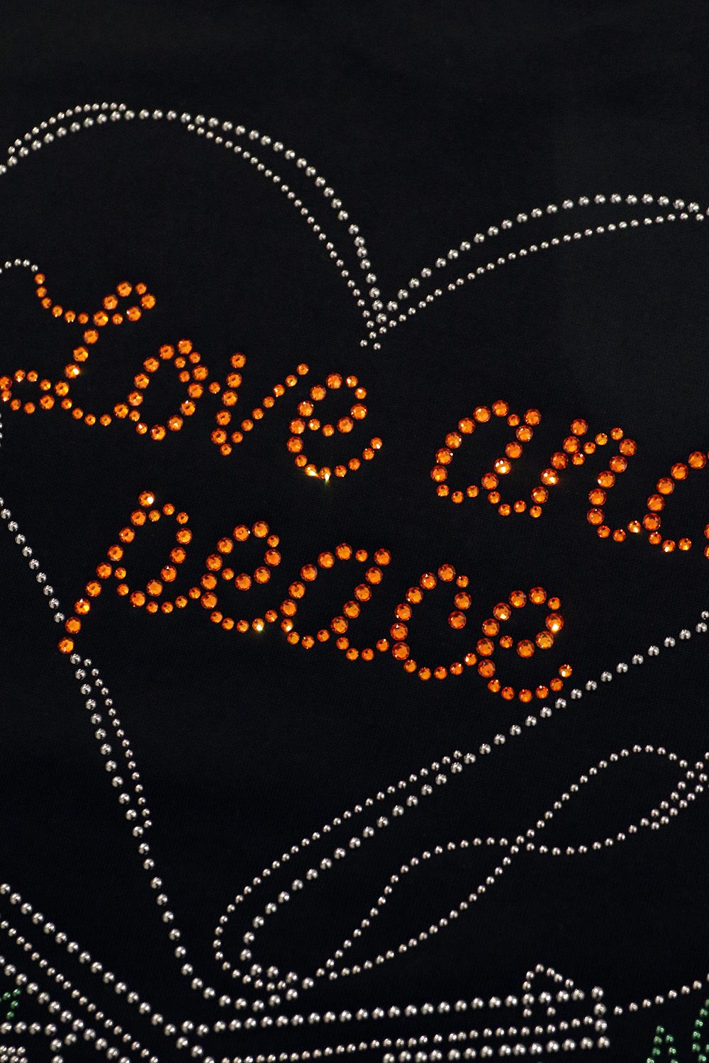 ORGANDY CROSSGUN T (Women's) / ハート クロスガン Tシャツ