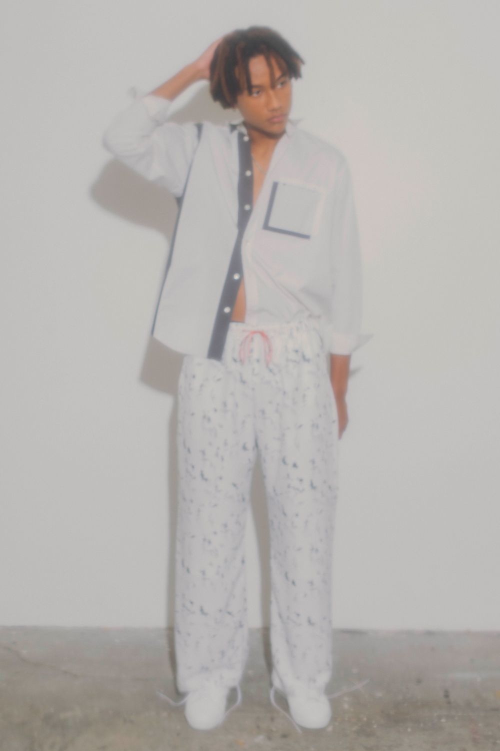 Laser cut regular shirt / レーザー カット レギュラー シャツ
