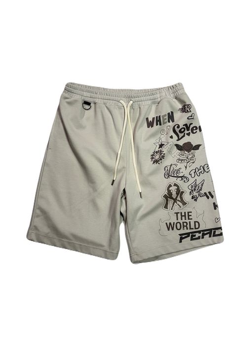 ST/JER SHORTS INKJET / ストレッチジャージ ショートパンツ インクジェットプリント