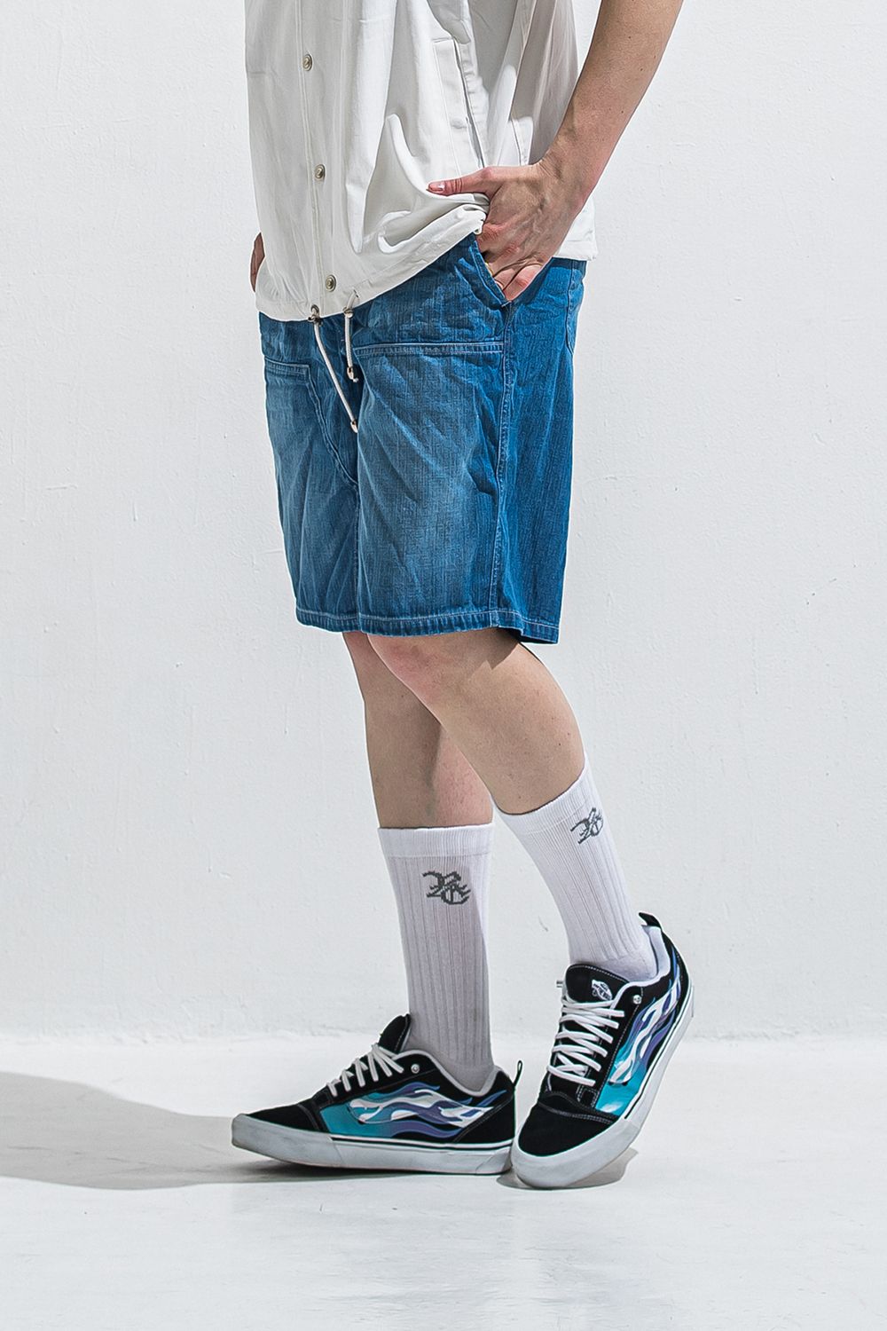 DOUBLE KNEE SHORTS / ダブルニー ショーツ