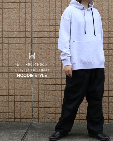 N.HOOLYWOOD 秋口からおすすめのHOODIEを着用したコーディネートをご紹介いたします。