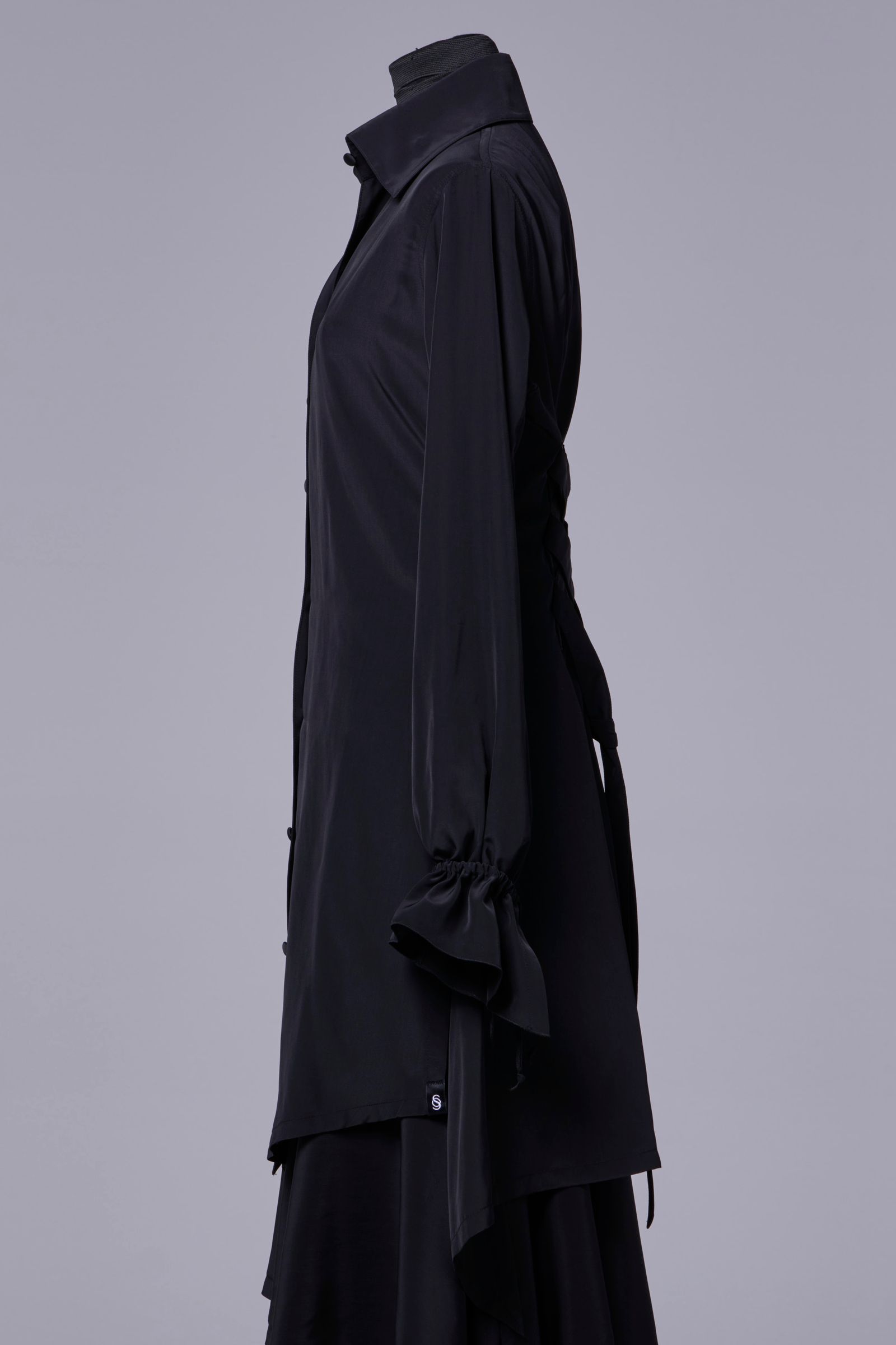 Eco Decine Lace Up Shirt / レースアップシャツ