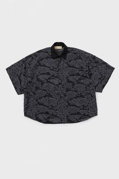 Cut jacquard P/O shirt / カットジャガード プルオーバー シャツ