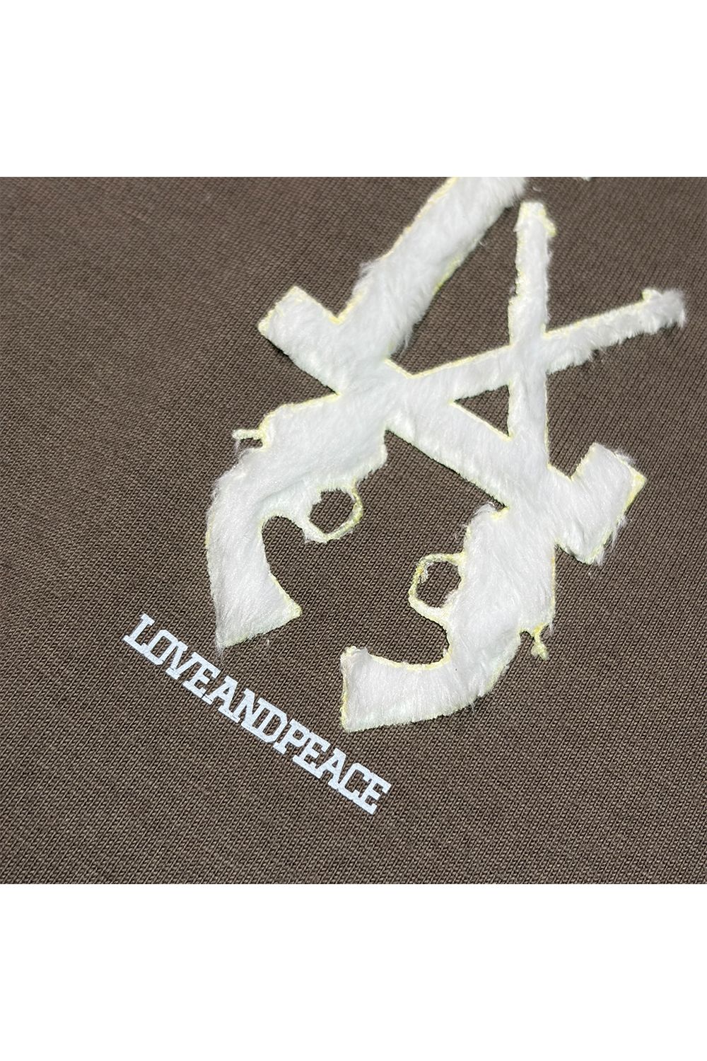 LA FAR PRINT S/S T / LA ファー フロッキープリント ショートスリーブ Tシャツ