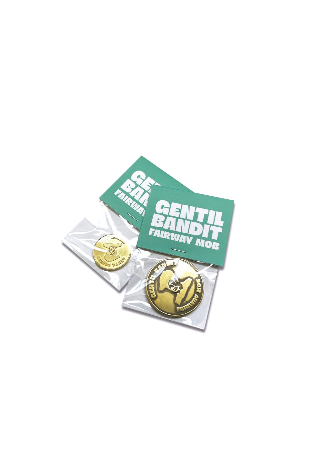 GENTIL BANDIT FAIRWAY MOB BALL MARKER LARGE /  ボール マーカー ラージ