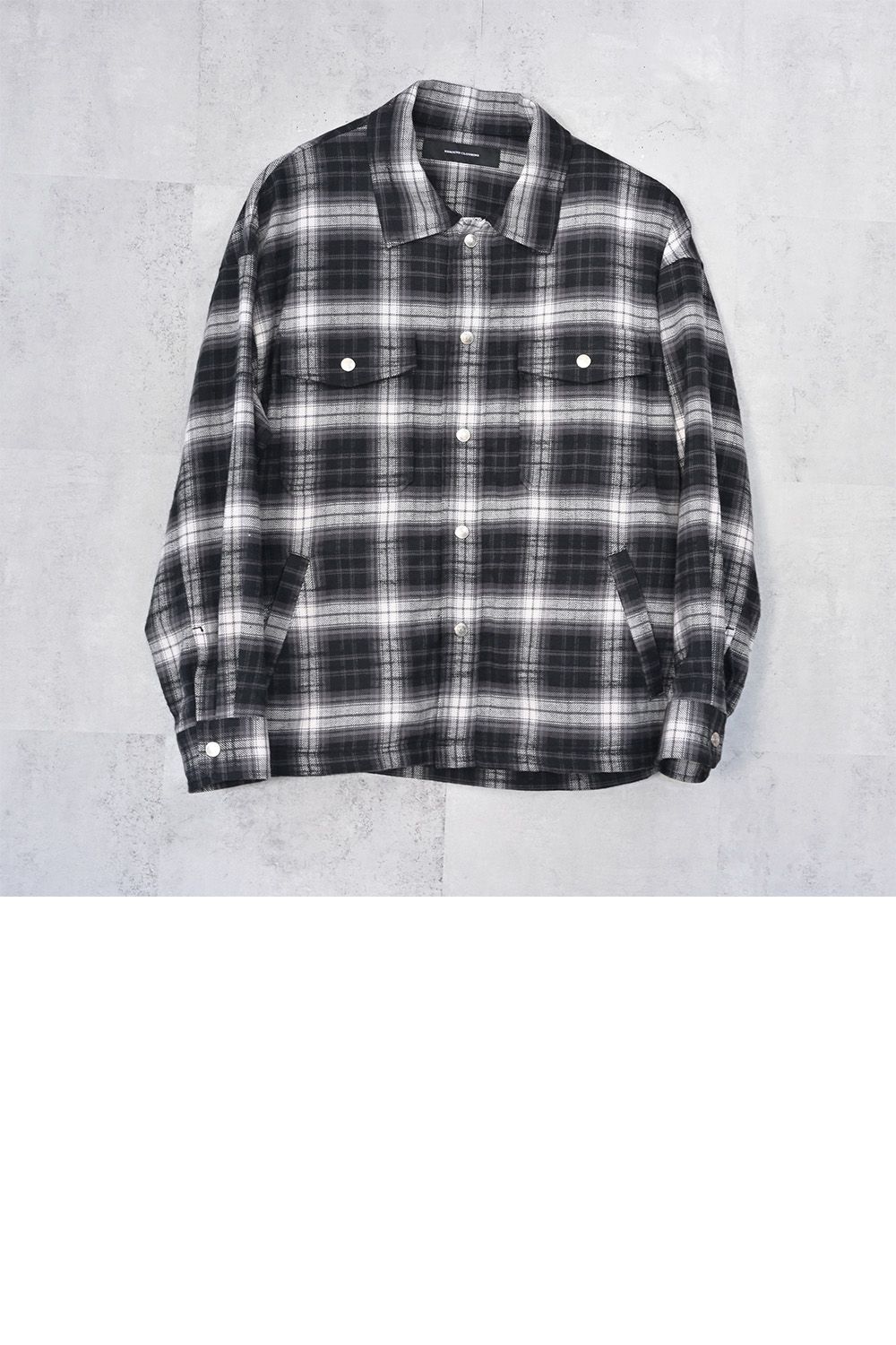 old slab check  JK  / オールドスラブ チェック シャツ ジャケット