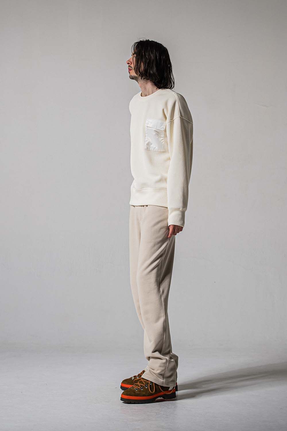 HF URAKE WIDE TUCK PANTS / 裏毛 ワイドタックパンツ