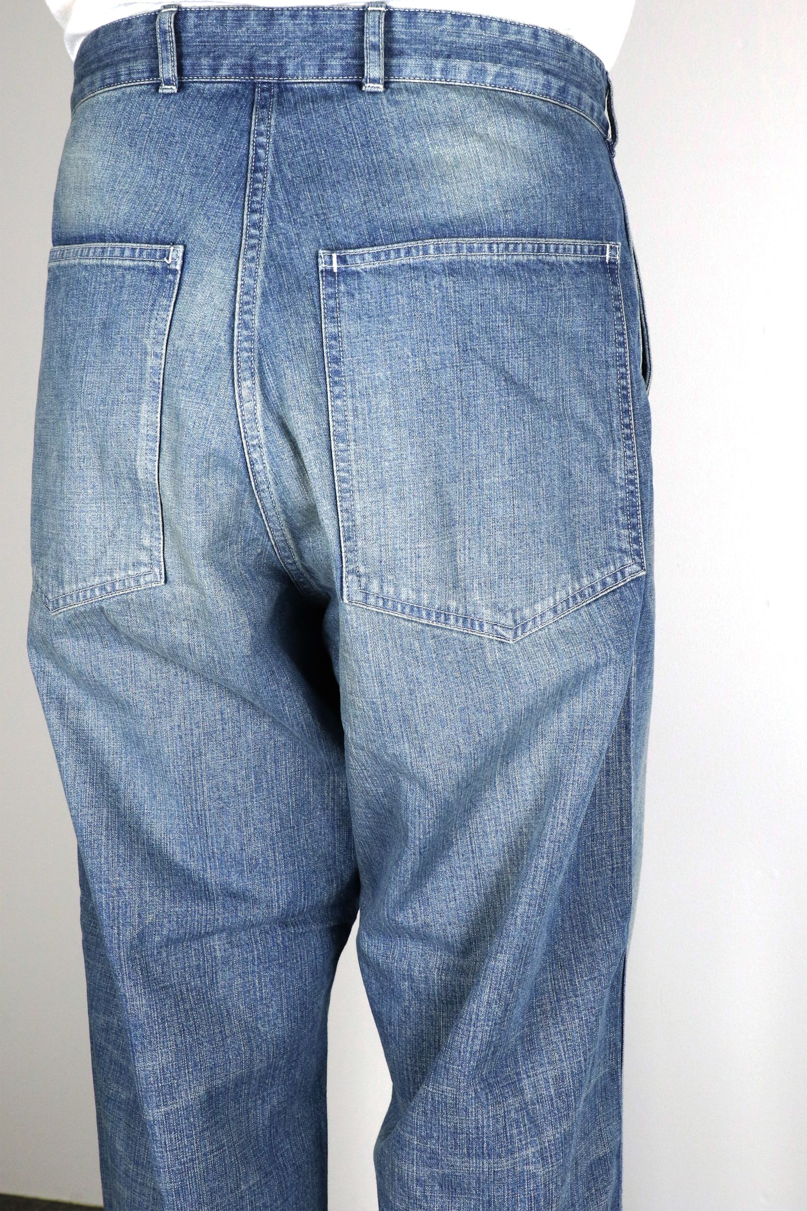 ORGANIC COTTON 10oz DENIM U.S.ARMY DENIM PANTS / オーガニックコットン 10オンス USアーミー デニム パンツ