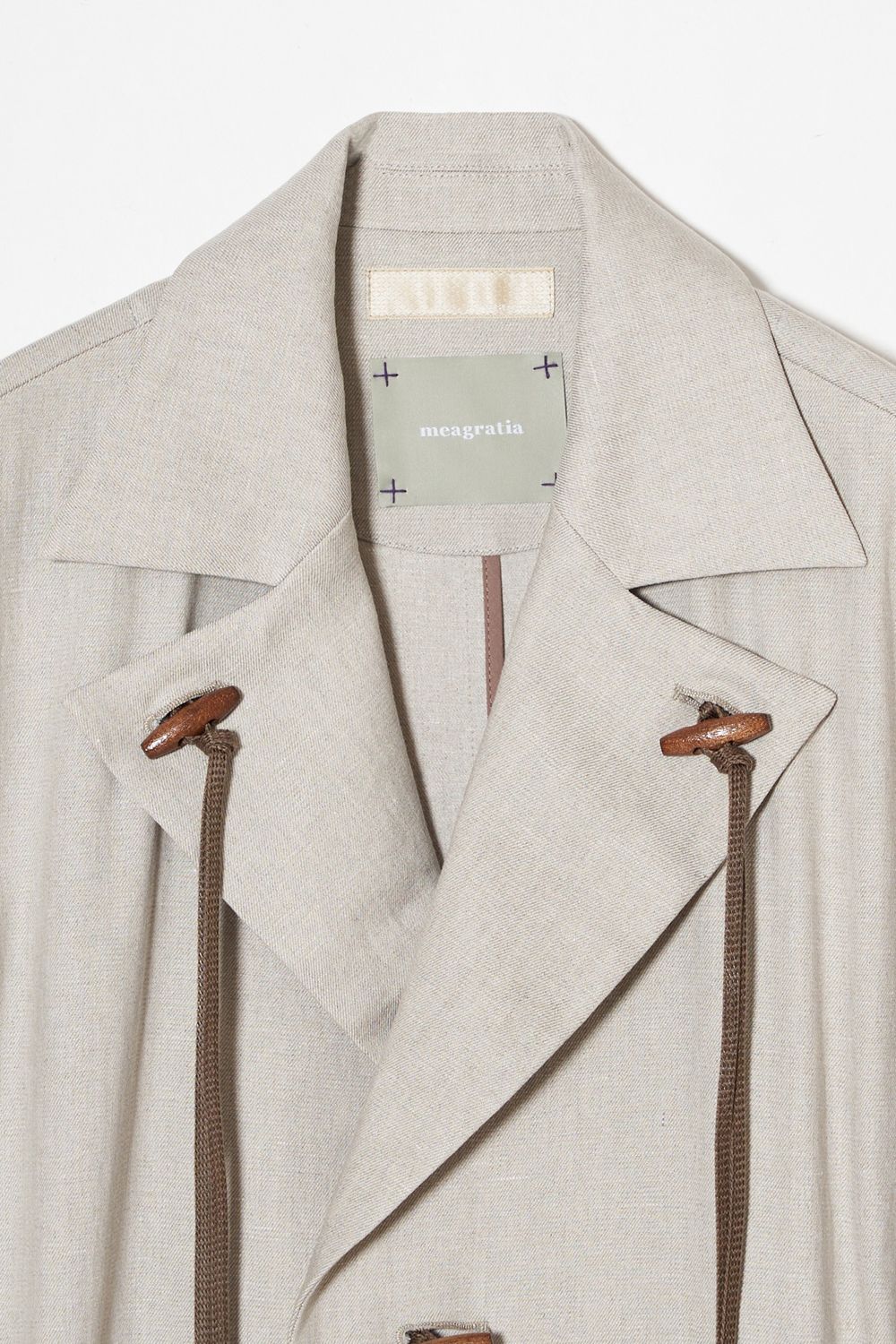 Linen toggle coat / リネン トグル コート