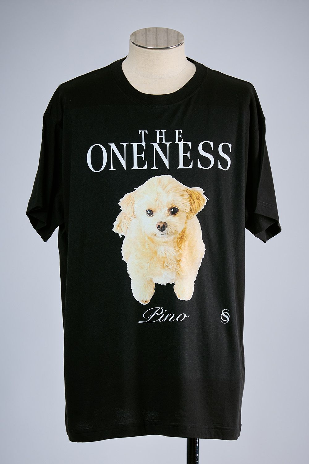 TENJIKU T-Shirt(Pino) / Super Givers × THE ONENESS  犬猫保護活動チャリティー Tシャツ