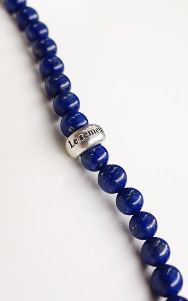 Stone & 8Silver Beads 2Way Long Necklace / ストーン アンド シルバービーズ ツーウェイ ロングネックレス