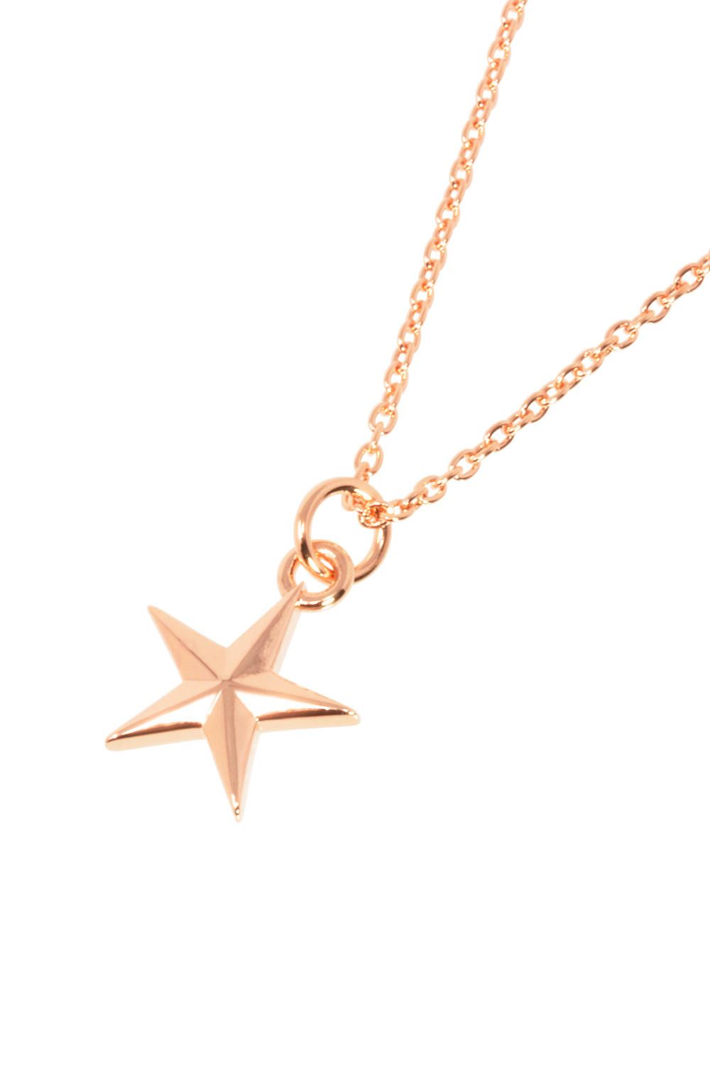 Tiny star rose gold