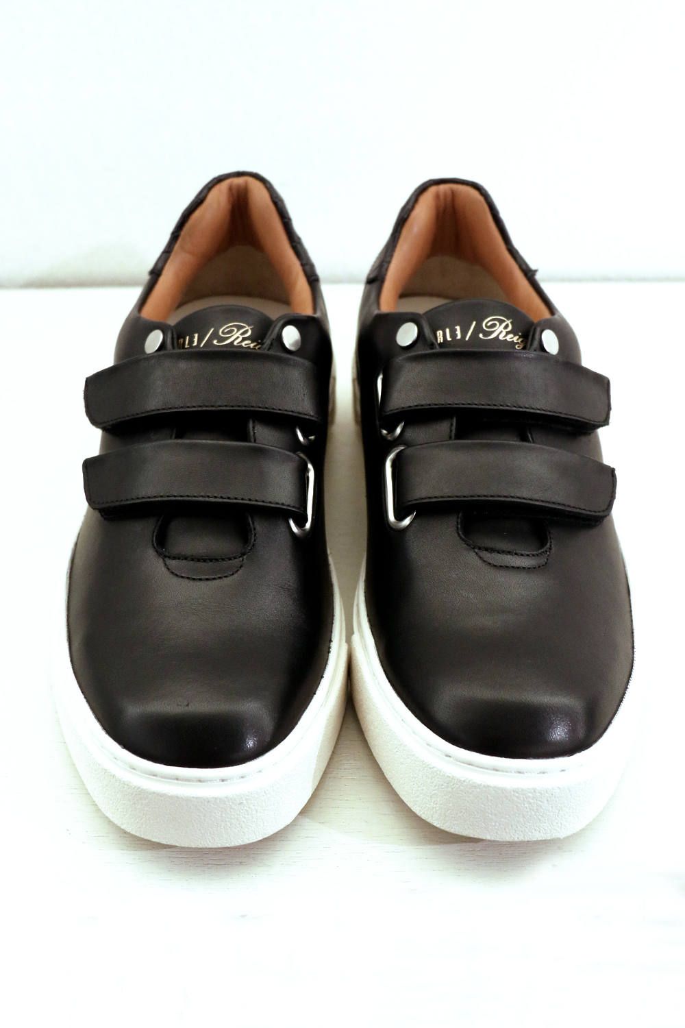 Hole cut velcro sneakers