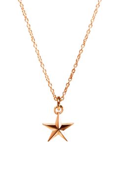 Tiny star rose gold