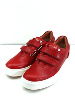 Hole cut velcro sneakers