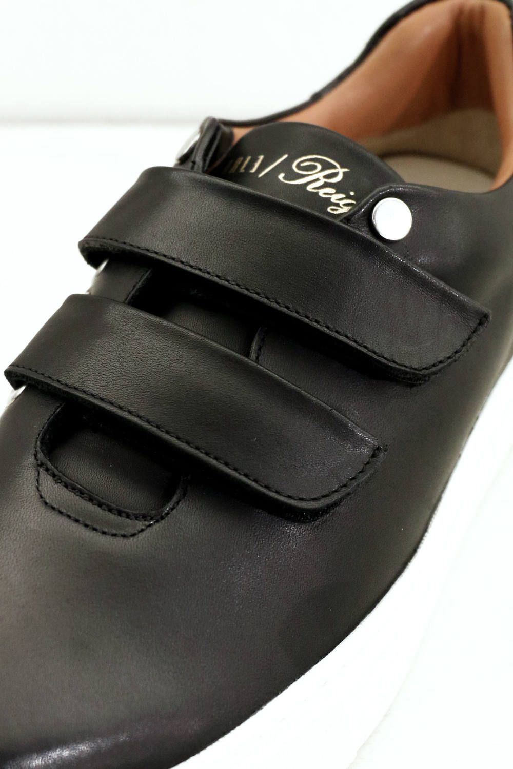 Hole cut velcro sneakers
