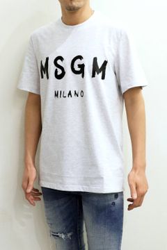 T-SHIRT WITH BRUSHSTROKE LOGO