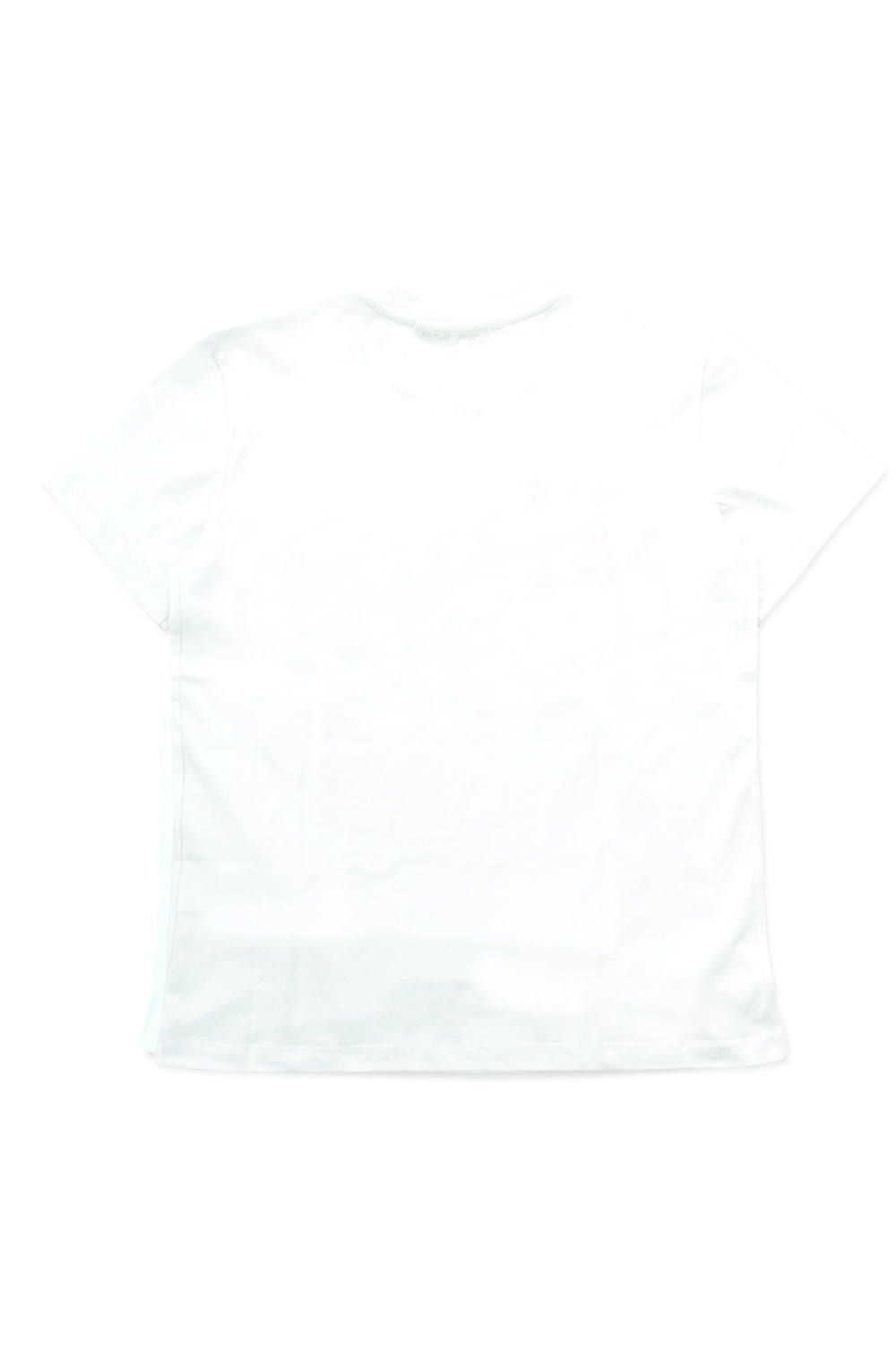 T-SHIRT WITH BRUSHSTROKE LOGO(Lady's)
