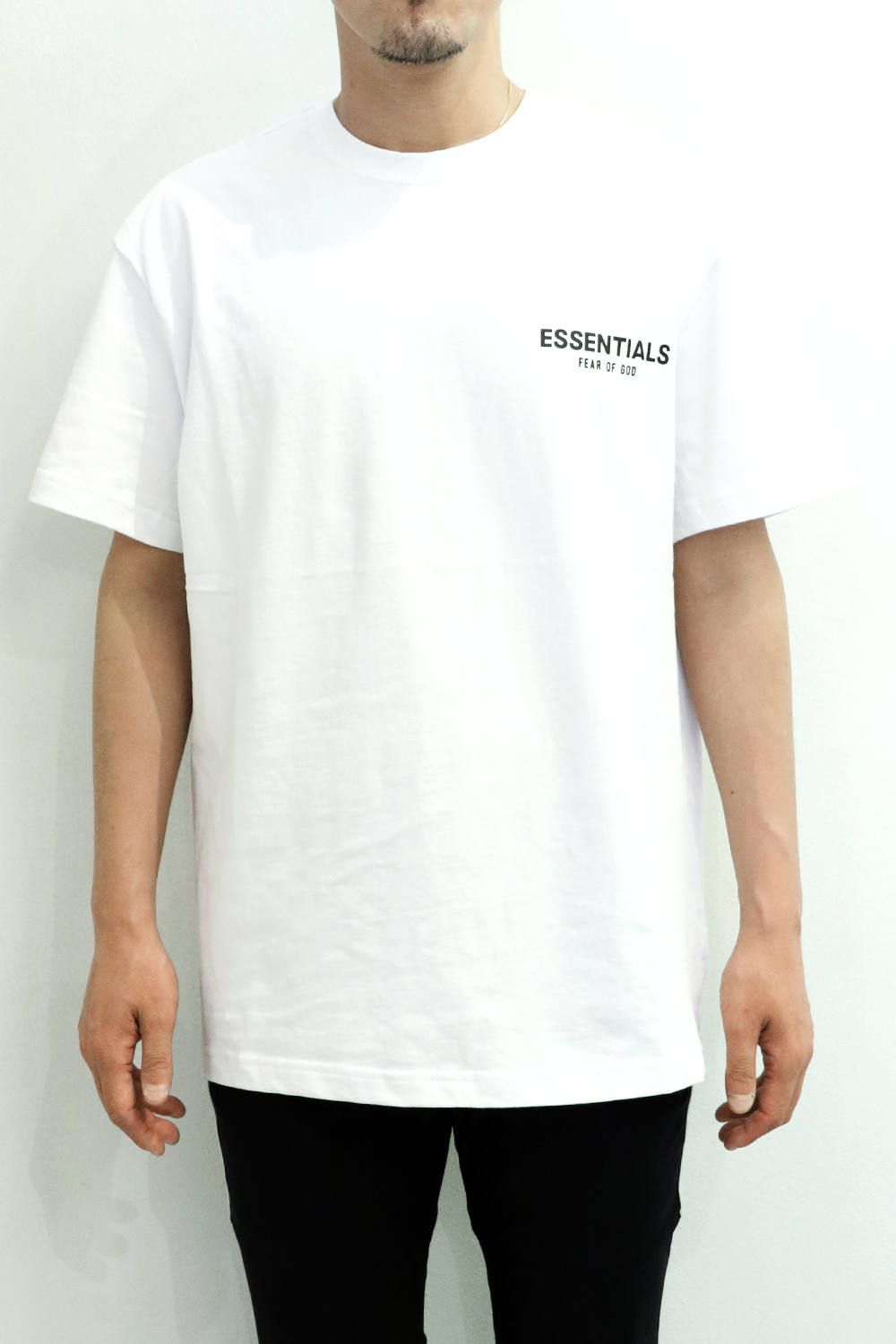 S FOG ESSENTIAL Boxy T-Shirt white 〔1〕