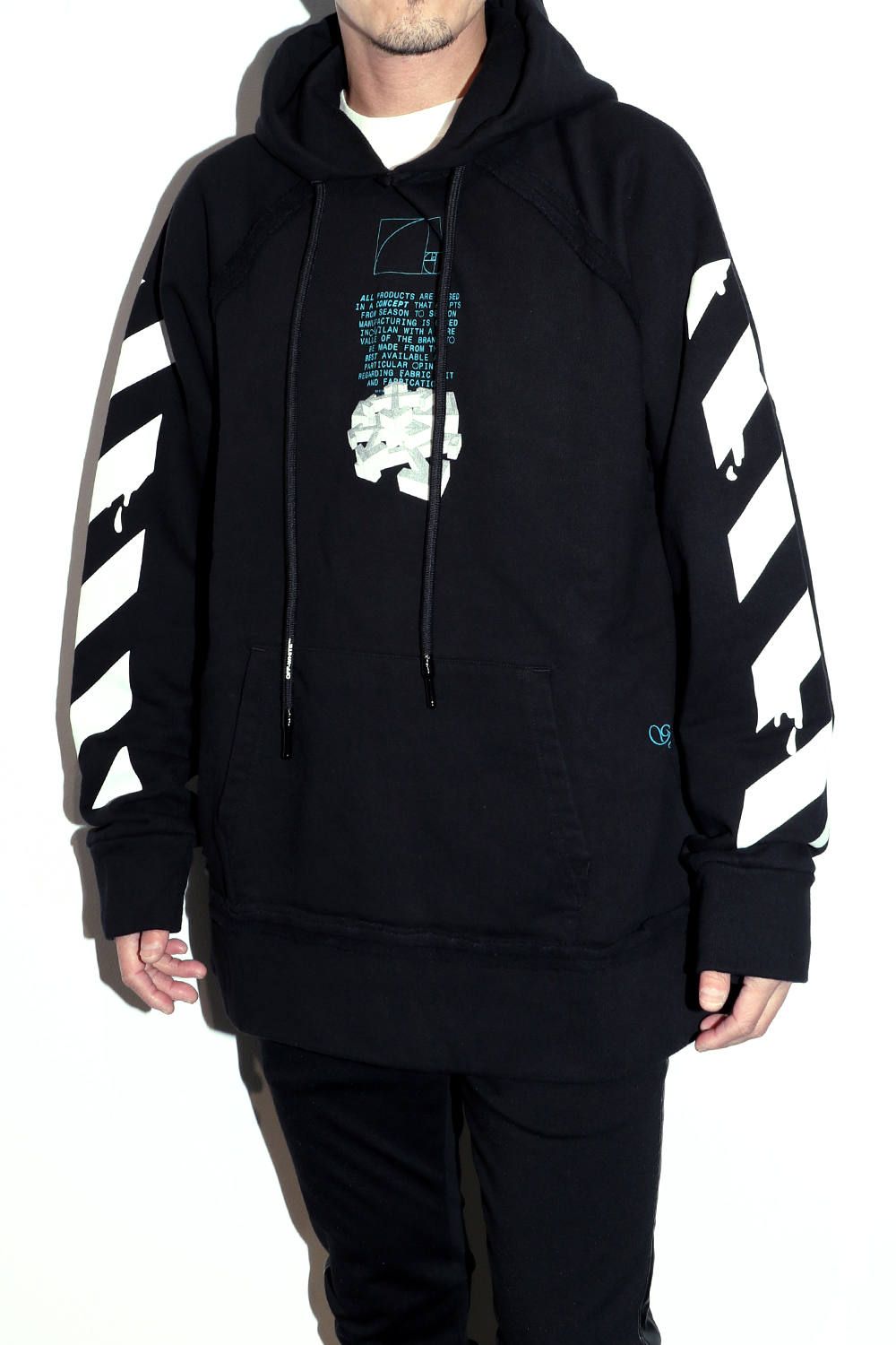 【Off-White】Dripping Arrows Incomp Hoodie