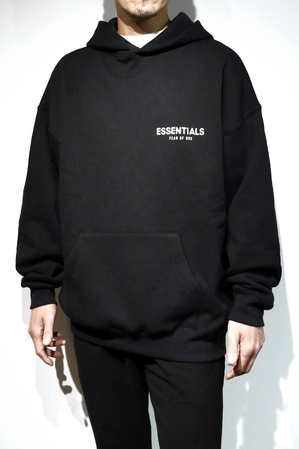 FOG essentials logo pullover hoodie
