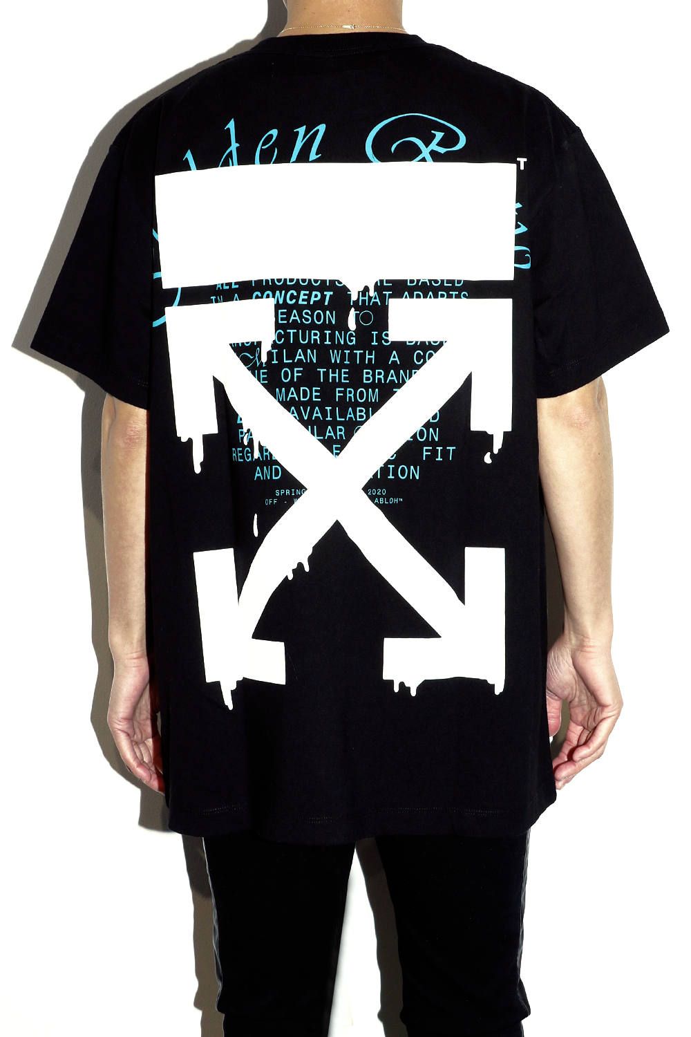 OFF-WHITE - DRIPPING ARROWS S/S OVER TEE | laid-back