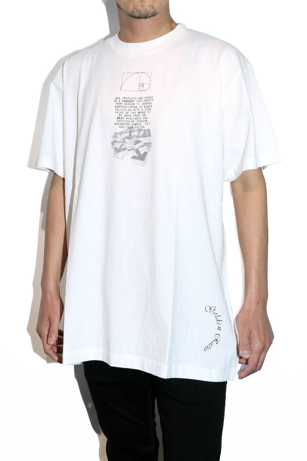 オーバーサイズ【 OFF-WHITE 】DrippingArrowsTee S