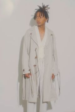 Linen toggle coat / リネン トグル コート