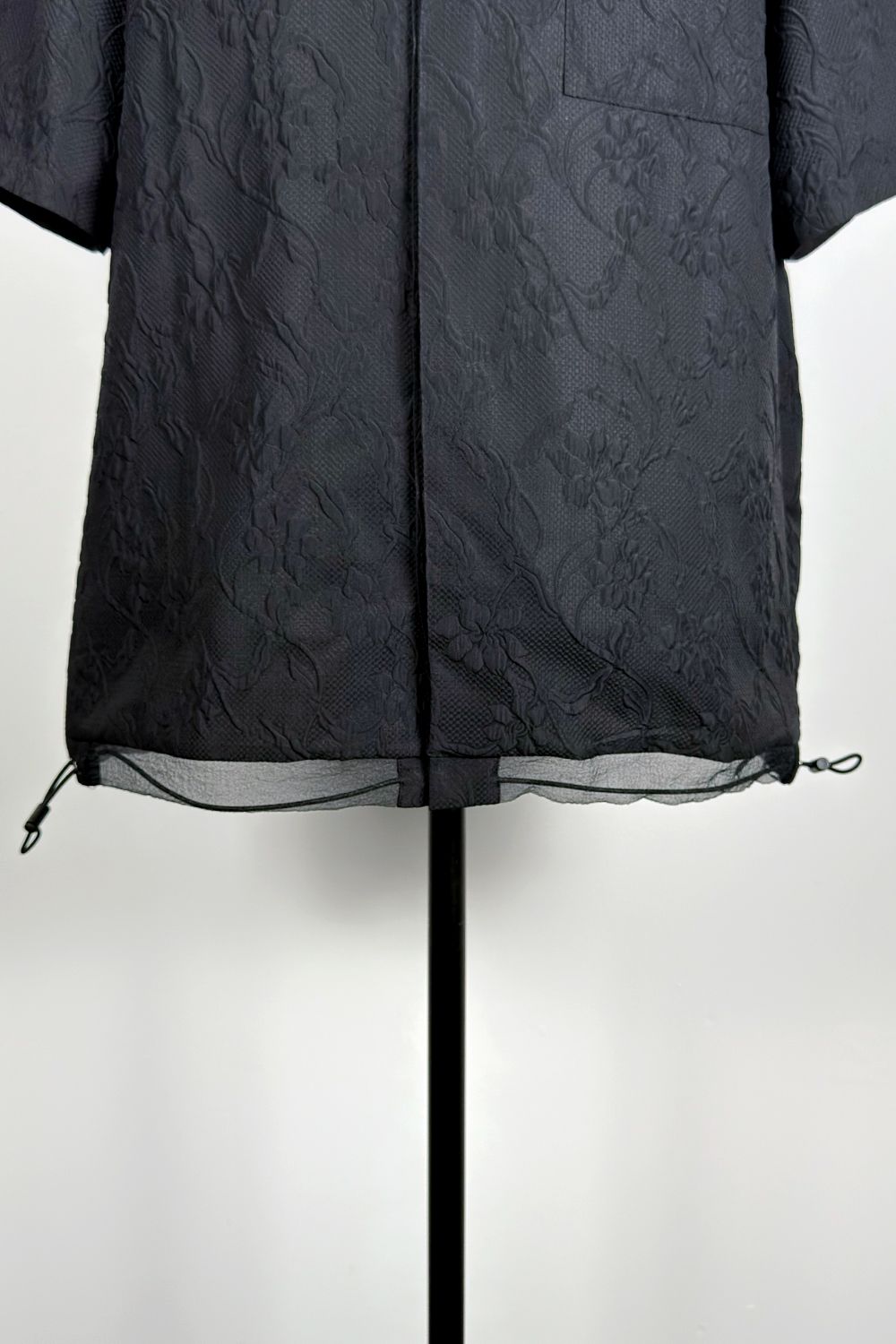 Embossing S/S open collar SH / エンボス ショートスリーブ オープンカラー シャツ