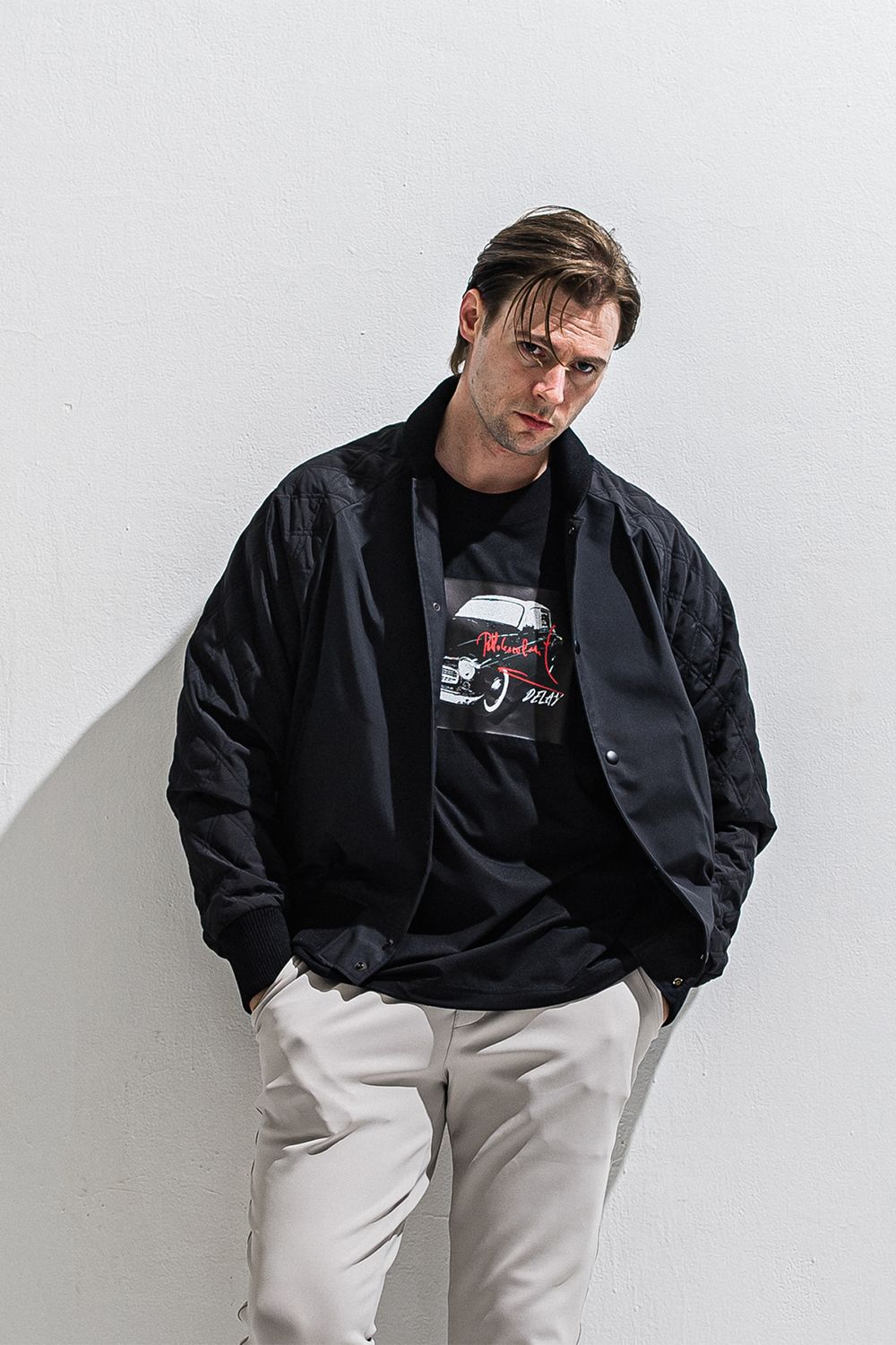 car overnylon T / ナイロン オーバーサイズTシャツ