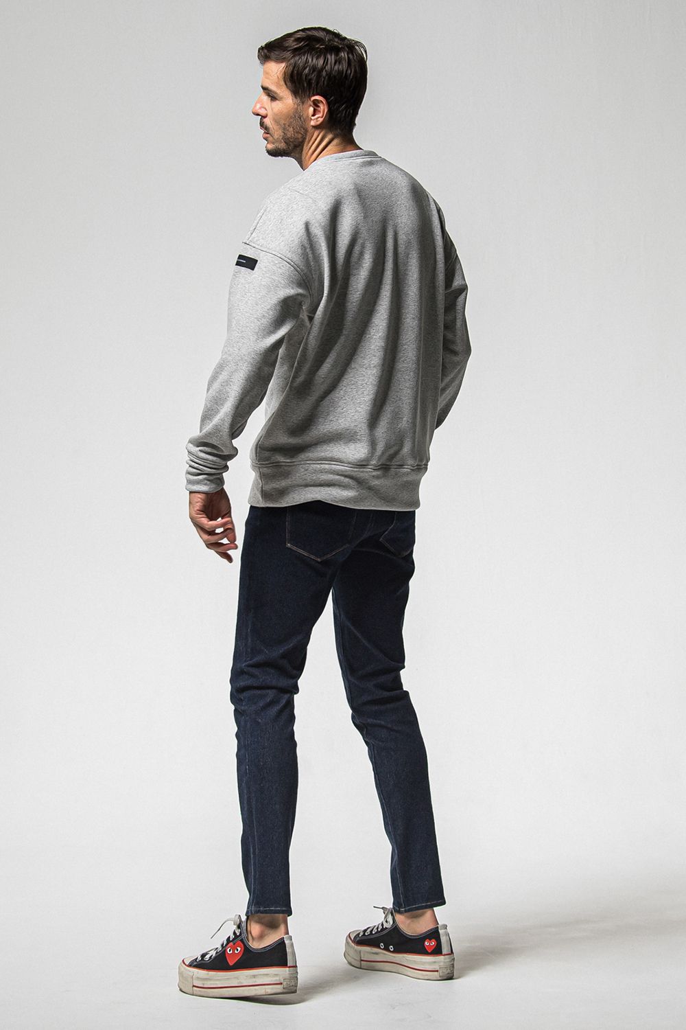 FRIDAY OLD LOGO VELOURS FLEECE TRINER / FRIDAYコラボ オールドロゴ 裏ベロアフリーストレーナー