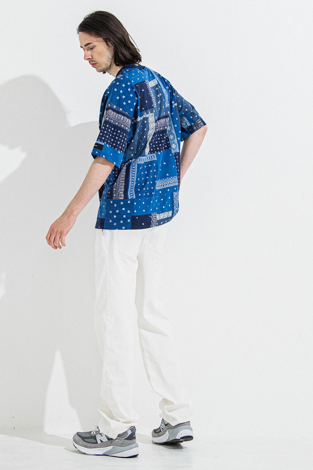 DENIM JERSEY WIDE PT / デニム ジャージ ワイド パンツ